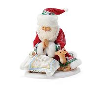 Department 56 Possible Dreams Jim Shore Santa Wrapped in Love Limited Edition Figurine, 9 Inch, Multicolor