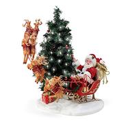 Department 56 Possible Dreams Santa Christmas Traditions Here Comes Santa Claus Lit Figurine, 21 Inch, Multicolor