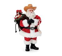 Department 56 Possible Dreams Santa Sports and Leisure Rootin Tootin Christmas Western Figurine, 11 Inch, Multicolor