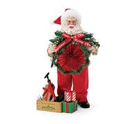 Department 56 Possible Dreams Sports and Leisure Bike Tire Tuned by Santa Figurine Set, 10.5 Inch, Multicolor