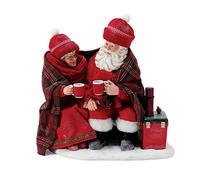 Department 56 Possible Dreams Sports and Leisure Santa and Mrs. Claus Some Like it Hot Figurine, 9 Inch, Multicolor