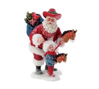 Department 56 Possible Dreams Sports and Leisure Santa Cowboy Round Up Figurine, 11 Inch, Multicolor