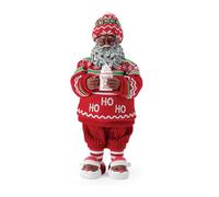 Department 56 Possible Dreams Sports and Leisure Santa Cozy with Hot Cocoa Figurine, 10.5 Inch, Multicolor