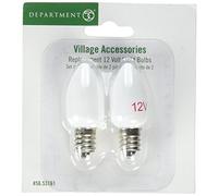 Department 56 Replacement 12-Volt Light Bulb, White, 5.1 x 1.9 x 1.9 cm
