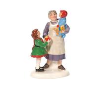 Department 56 Snow Village Grandma's Favorite Present Accessory Figurine