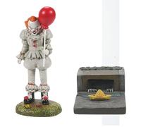 Department 56 Snow Village Halloween IT & The S.S. Georgie Figurine, Set of 2