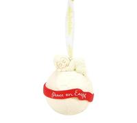 Department 56 Snowbabies Celebrations Peace on Earth Hanging Ornament, 3.35 Inch, Multicolor