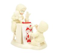 Department 56 Snowbabies Christmas Jubilee Painting a Portrait for Santa Figurine, 5.12 Inch, Multicolor