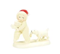 Department 56 Snowbabies Christmas Jubilee Puppy Parcels Figurine, 4.33 Inch, Multicolor