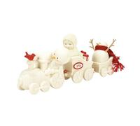 Department 56 Snowbabies Christmas Jubilee Snowbaby Train Filled with Friends Figurine, 4.02 Inch, Multicolor