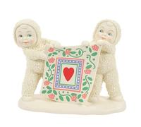 Department 56 Snowbabies Christmas Memories Quilting Queens Figurine, 4.37 Inch, Multicolor
