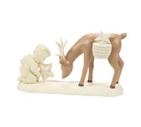 Department 56 Snowbabies Christmas Memories Starshine Reindeer Figurine, 3.94 Inch, Multicolor