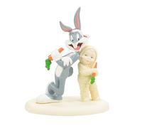 Department 56 Snowbabies Looney Tunes Bugs Bunny 24 Carrot Christmas Figurine, 6.89 Inch, Multicolor
