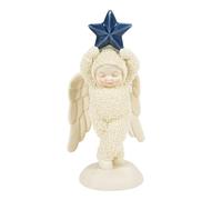 Department 56 Snowbabies Midnight Clear Angel Holding Star Figurine, 5 Inch, Multicolor
