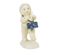 Department 56 Snowbabies Midnight Clear Little Drummer Baby Marching Figurine, 4.33 Inch, Multicolor