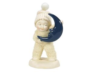 Department 56 Snowbabies Midnight Clear Rock-A-Bye Moonbeam Figurine, 4.21 Inch, Multicolor
