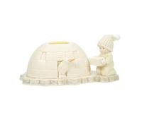 Department 56 Snowbabies Polar Shores Warm in My Igloo Lit Figurine, 3.19 Inch, Multicolor