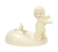 Department 56 Snowbabies Snow Fun Making a Snow Angel Figurine, 4.45 Inch, Multicolor