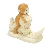 Department 56 Snowbabies Storybook Get a Monkey Off Your Back Figurine, 3.27 Inch, Multicolor