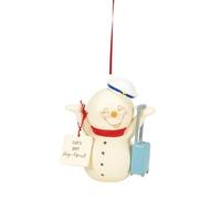 Department 56 Snowpinions Let's Get Ship-Faced Cruise Hanging Ornament, 3.46 Inch, Multicolor