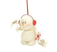 Department 56 Snowpinions Snowman Retired All Wine No Work Hanging Ornament, 3.35 Inch, Multicolor