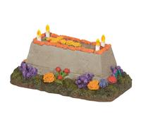 Department 56 Village Collection Accessories Halloween Day of The Dead Memorial Lit Figurine 2.5 Inch Multicolor