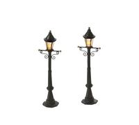 Department 56 Village Uptown Street Lights Accessory Set of 2