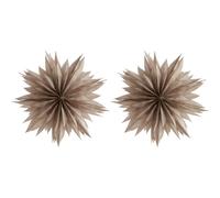 Department - Nova Paper Star 50 cm 2-pack, Warm Grey - Warm Grey