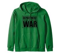 DEPARTMENT OF DEFENSE WAR Zip Hoodie