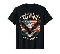 Department of Freedom Est 2025 American Bald Eagle T-Shirt