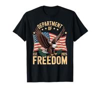 Department of Freedom Est 2025 American Bald Eagle T-Shirt