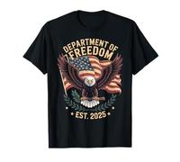 Department of Freedom Est 2025 American Bald Eagle T-Shirt