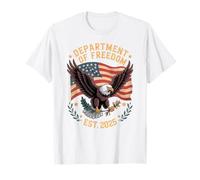 Department of Freedom Est 2025 American Bald Eagle T-Shirt