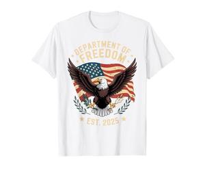 Department of Freedom Est 2025 American Bald Eagle T-Shirt