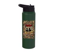 Department of Pattern Recognition Funny Professional Noticer Stainless Steel Insulated Water Bottle