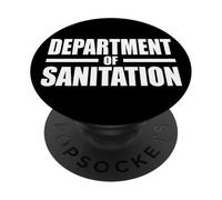 DEPARTMENT OF SANITATION GARBAGE TRASH COLLECTOR UNIFORM TEE PopSockets Adhesive PopGrip