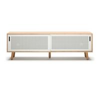 Department - Ray Media Bench 180 cm, Oak / White - White