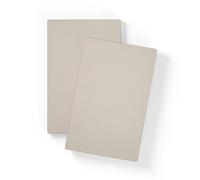 Department Shelf for Store Cabinet with 1 Door Set of 2 Pebble Grey