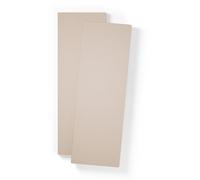 Department Shelf for Store Cabinet with 2 Doors Set of 2 Mushroom