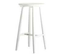 Department - Wood H23 Barstool, White - White