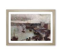 Departure of The Orient by Charles Conder Framed Print | A2 Oak Framed Wall Art | Ready to Hang | Modern Nature Picture | Living Room Bedroom Lounge Office