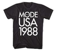 Depeche Mode 1988 USA Tour Men T Shirt Camisa Masculina Printed Men T Shirt Black