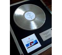 DEPECHE MODE MUSIC FOR THE MASSES LP PLATINUM PLATED DISC RECORD AWARD ALBUM