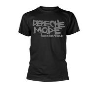 Official Depeche Mode T Shirt People Are Logo Black Mens Classic Rock Metal Tee