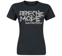 Depeche Mode People are People Women T-Shirt Black S, 100% Cotton, Regular