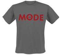 Depeche Mode Red Logo T-Shirt charcoal 3XL