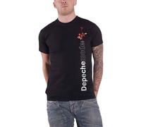 Depeche Mode T Shirt Violator Album Side Rose Band Logo Official Mens New Black