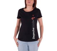 Depeche Mode T Shirt Violator Side Rose new Official Womens Skinny Fit Black