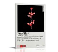 Depeche Mode Violator Modern Ultra Clear Wall Decor Prints Decorative Posters Exquisite Art Decoration Suitable for Office Living Room And RoomFrame-style08x12inch(20x30cm)