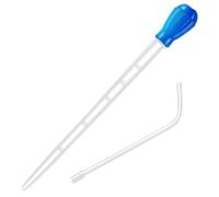 Depeew 27.7IN Extra Long Turkey Baster for Aquarium Coral Fish Feeder,Blue | 50ml Plastic Turkey Baster Long Syringe, Siphon for Fish Tank Water Changer, Reef Coral Food Spot Feeder